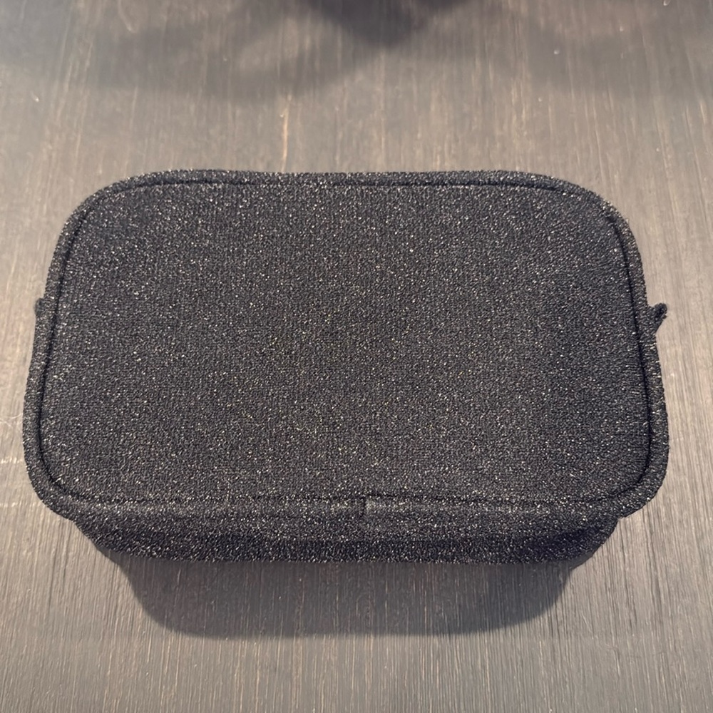 CHANEL Black Shimmer Cosmetic Pouch - Picture 3 of 7